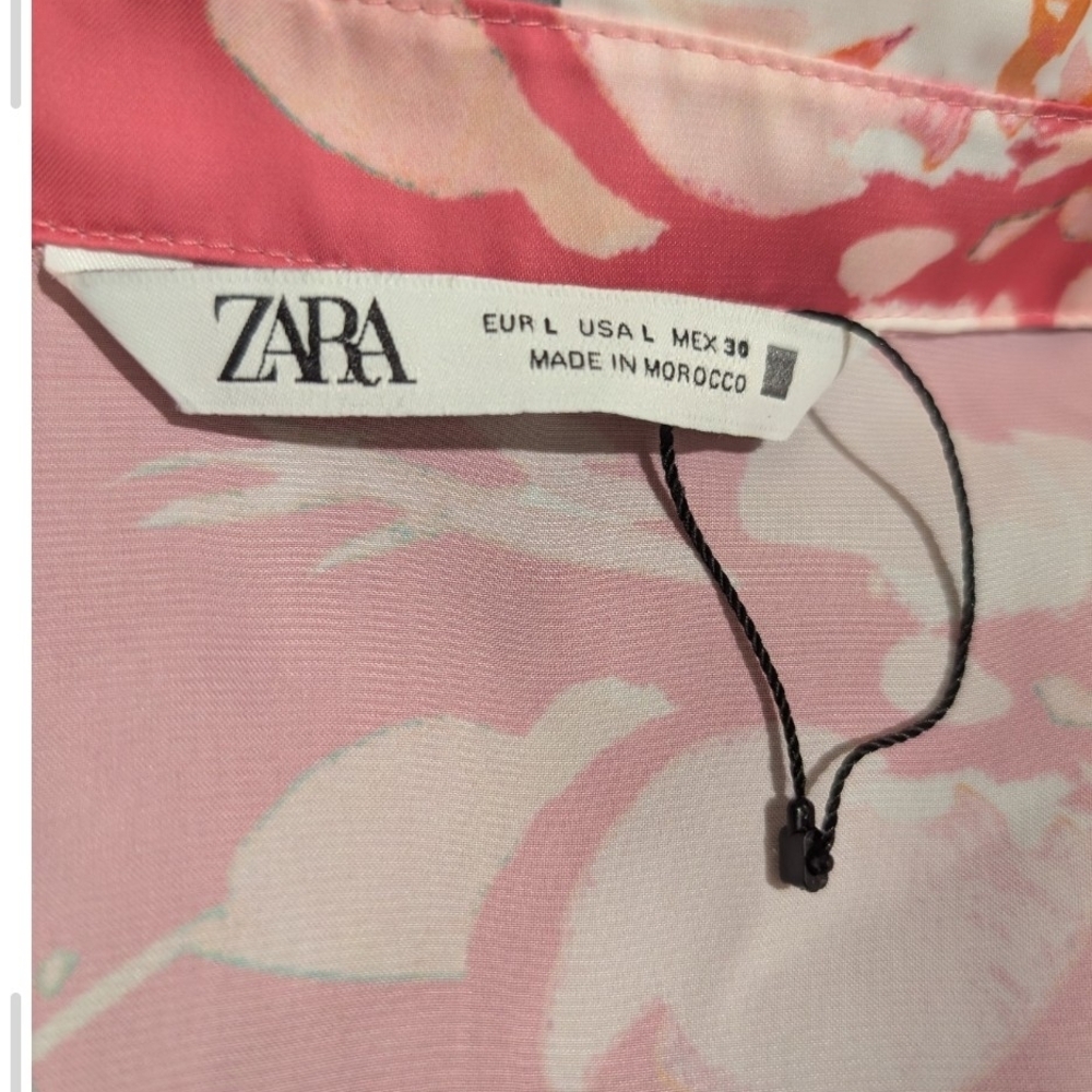 Pre -owned Floral Pink Women's Robe - Picture 4 of 9